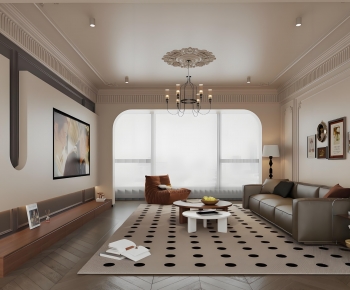 French Style A Living Room-ID:819281104