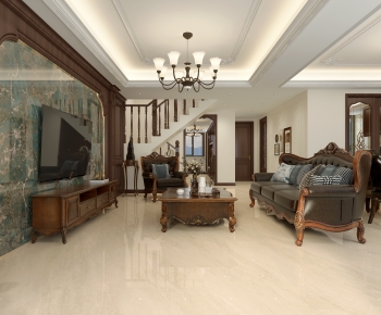 American Style A Living Room-ID:308408024