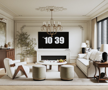 French Style A Living Room-ID:560786018