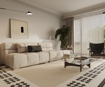 Modern A Living Room-ID:761442901