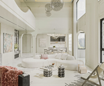 French Style A Living Room-ID:979273086