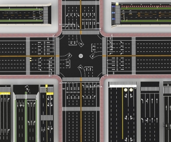Modern Road Facilities-ID:529017938