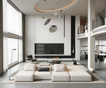 Modern A Living Room-ID:382482052