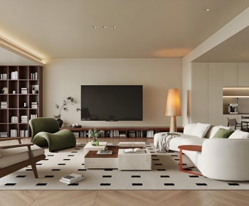 Modern A Living Room-ID:113880681