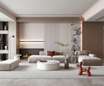 Modern A Living Room-ID:969475981