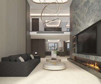 Modern A Living Room-ID:188018084