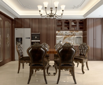 American Style Dining Room-ID:896384008