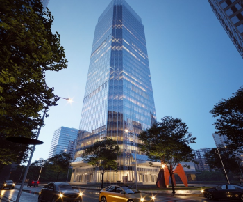 Modern Appearance Of Commercial Building-ID:653318888