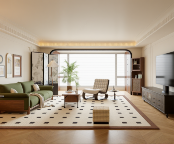 French Style A Living Room-ID:301361198