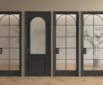 French Style Single Door-ID:749236119