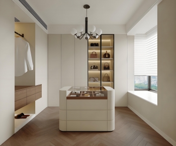 Modern Clothes Storage Area-ID:204293976