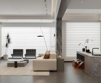 Modern A Living Room-ID:499577055