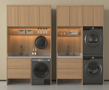 Modern Laundry Cabinet-ID:569264897