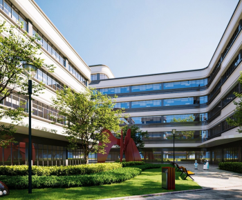 Modern Appearance Of Commercial Building-ID:395364053