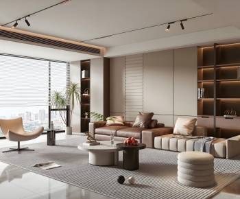 Modern A Living Room-ID:668220046