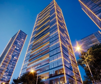 Modern Appearance Of Commercial Building-ID:176615952