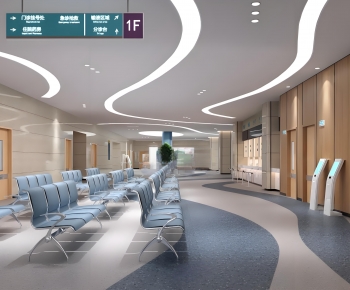 Modern Hospital Hall-ID:639324908