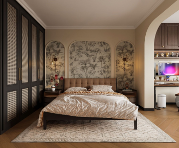 French Style Bedroom-ID:650597105