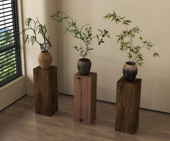 New Chinese Style Potted Green Plant-ID:625123022