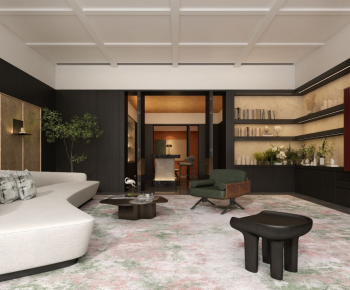 Modern A Living Room-ID:673507932