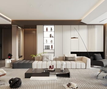 Modern A Living Room-ID:618362902