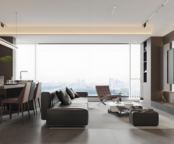 Modern A Living Room-ID:917390117