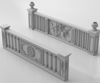New Chinese Style Guardrail-ID:511956939