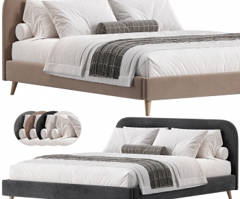 Modern Double Bed-ID:135500918