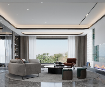 Modern A Living Room-ID:678956035