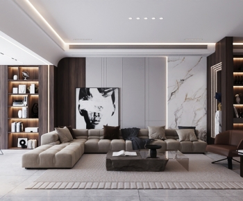 Modern A Living Room-ID:108206996