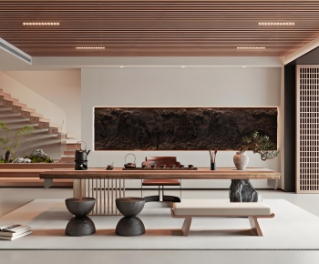 New Chinese Style Tea House-ID:684680969