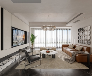 Modern A Living Room-ID:909040029