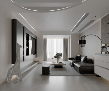 Modern A Living Room-ID:686110977