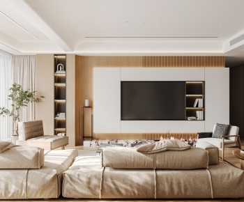 Modern A Living Room-ID:822484024