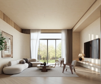 Wabi-sabi Style A Living Room-ID:269510038