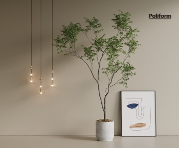 Modern Ground Green Plant Potted Plants-ID:909171101