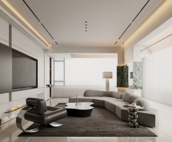 Modern A Living Room-ID:898529057