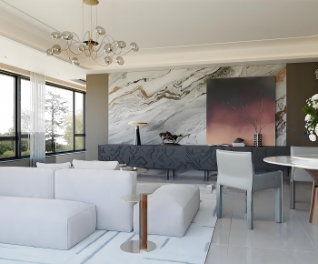 Modern A Living Room-ID:493232971