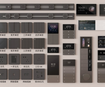 Modern Switch Socket Panel-ID:551151045