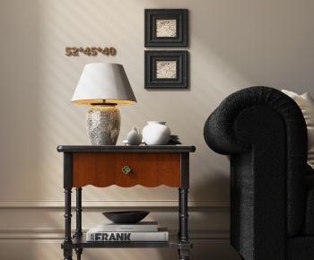 French Style Bedside Cupboard-ID:277156117