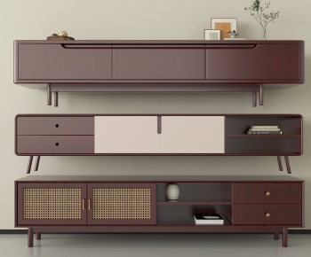 Wabi-sabi Style TV Cabinet-ID:146034968