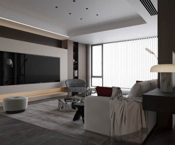 Modern A Living Room-ID:419718038