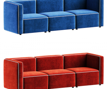 Modern Three-seat Sofa-ID:400296933