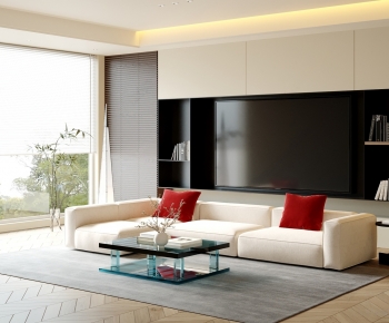 Modern A Living Room-ID:215530431