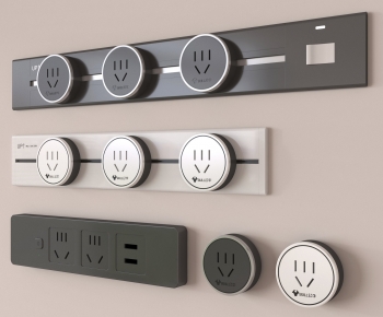 Modern Socket Panel-ID:473622087