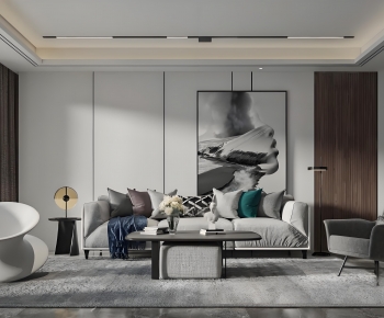 Modern A Living Room-ID:851861003