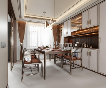 New Chinese Style Dining Room-ID:366439888