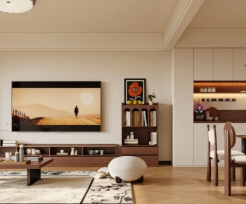 Modern A Living Room-ID:688688041