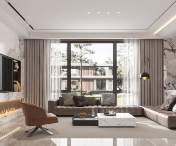 Modern A Living Room-ID:800432924