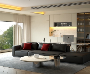 Modern A Living Room-ID:634250684